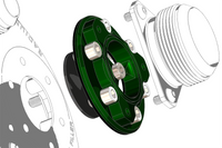 Radium FCST Filler Adapter, 6-Bolt to 3-Bolt - Radium Engineering | Coore Australia
