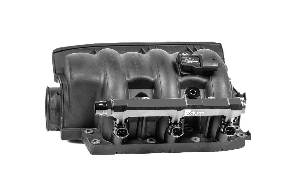 Radium Rotax 900 ACE fuel rail installed on Sea-Doo manifold