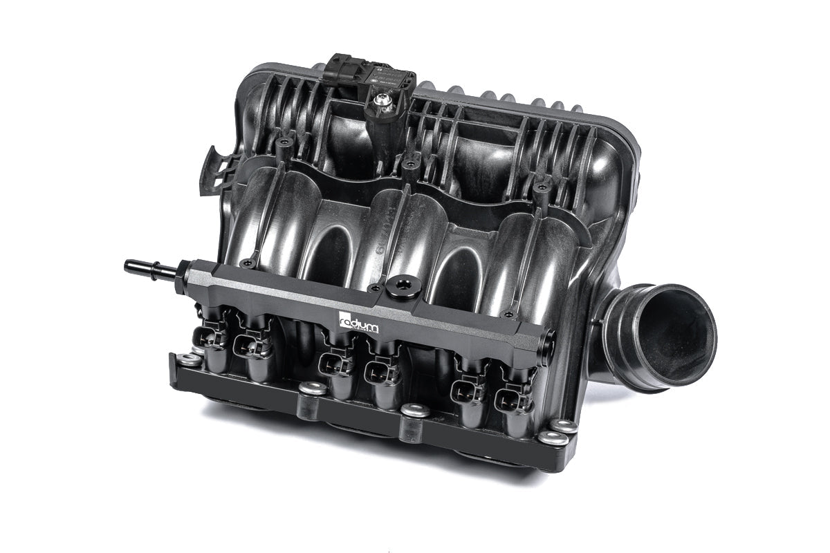 Radium Rotax 999T ACE fuel rail installed on intake manifold