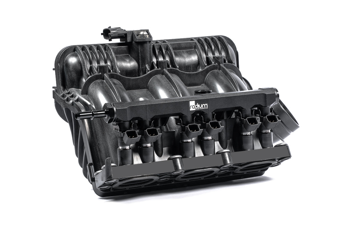 Radium Rotax 999T ACE fuel rail installed on intake manifold
