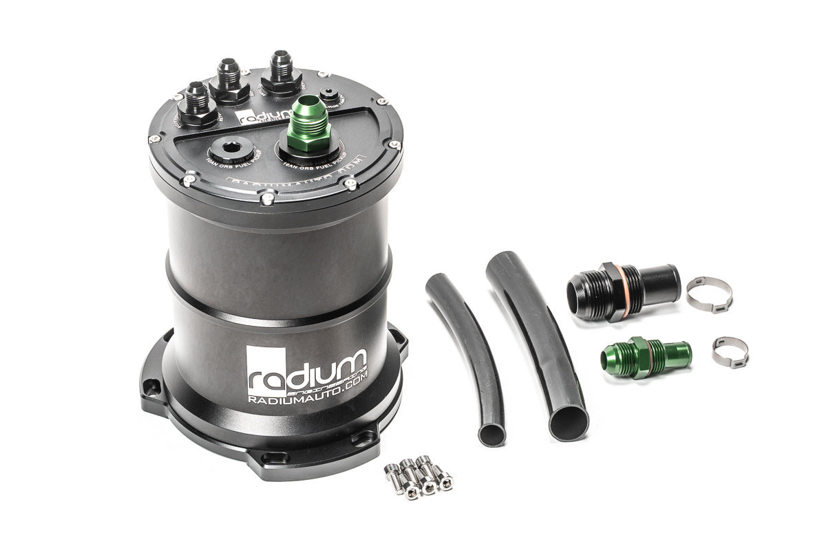 Radium Fuel Surge Tank for External Pumps - Radium Engineering | Coore Australia