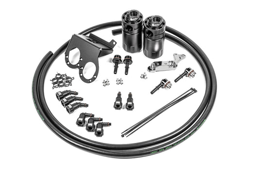 Radium Dual Fluid Lock Catch Can Kit, Chevrolet Corvette C7 LT1 Dry Sump (2017-2019) - Radium Engineering | Coore Australia