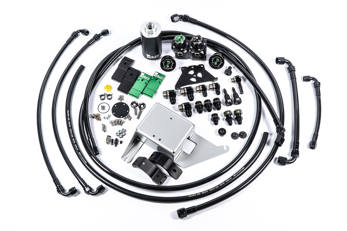 Radium 20-1817-03 Fuel Hanger Plumbing Kit with Stainless Filter, Ford Mustang (2018+)