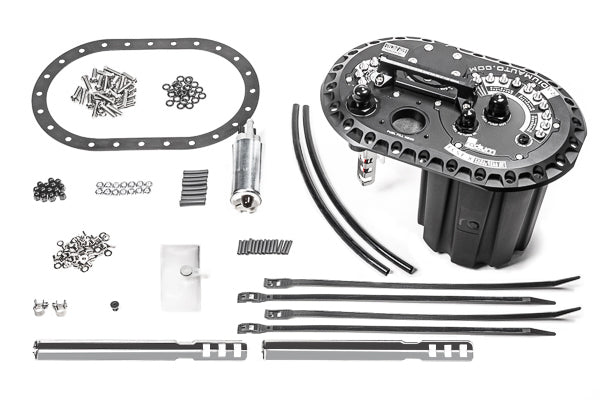 Radium FCST-X Fuel Cell Surge Tank, 1 Surge Pump + 1 Lift Pump (Walbro GSS342) - Radium Engineering | Coore Australia