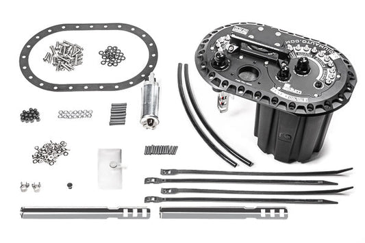 Radium FCST-X Fuel Cell Surge Tank, 1 Surge Pump + 1 Lift Pump (Walbro GSS342) - Radium Engineering | Coore Australia