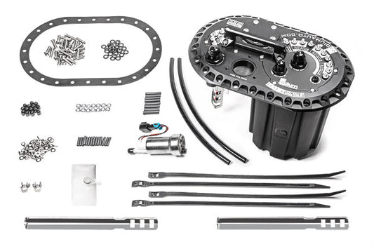 Radium FCST-X Fuel Cell Surge Tank, 1 Surge Pump + 1 Lift Pump (Walbro F900) - Radium Engineering | Coore Australia