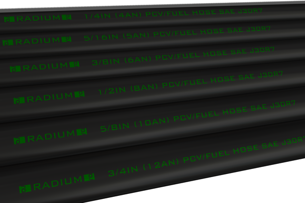 Radium E85 Safe Reinforced PCV/Fuel Hose - Sold Per Foot