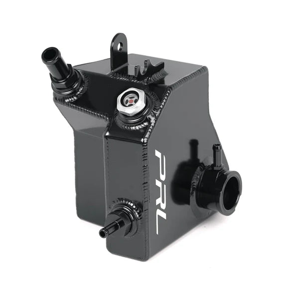 PRL Motorsports Baffled Coolant Expansion Tank — Black- Honda Civic Type R & Civic 1.5T