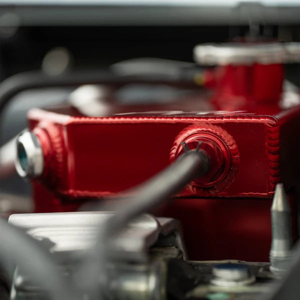 PRL Motorsports Baffled Coolant Expansion Tank — Red Honda Civic Type R & Civic 1.5T