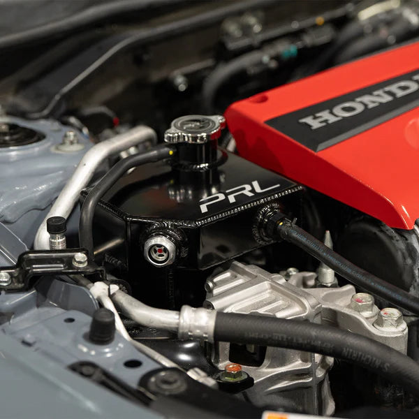 PRL Motorsports Baffled Coolant Expansion Tank — Red Honda Civic Type R & Civic 1.5T