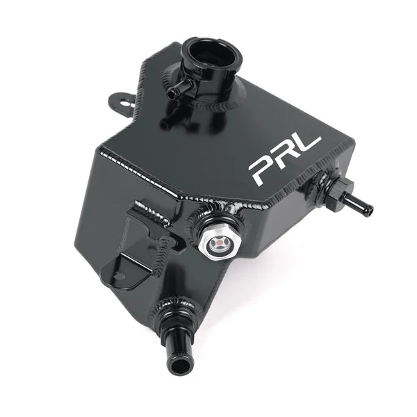 PRL Motorsports Baffled Coolant Expansion Tank — Black- Honda Civic Type R & Civic 1.5T