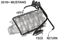Radium 20-1817-05 2018+ Mustang engine bay plumbing diagram