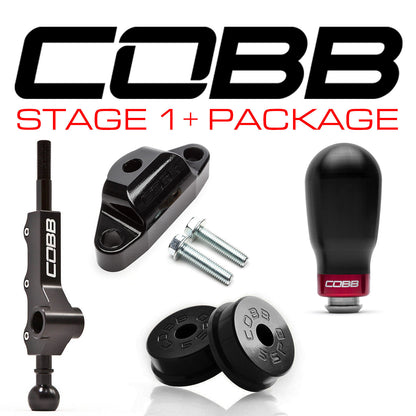 Cobb Tuning Stage 1+ Drivetrain Package w/Tall Weighted Knob - Subaru WRX 08-14/Forester 06-08/Liberty 04-09 (5 Speed)