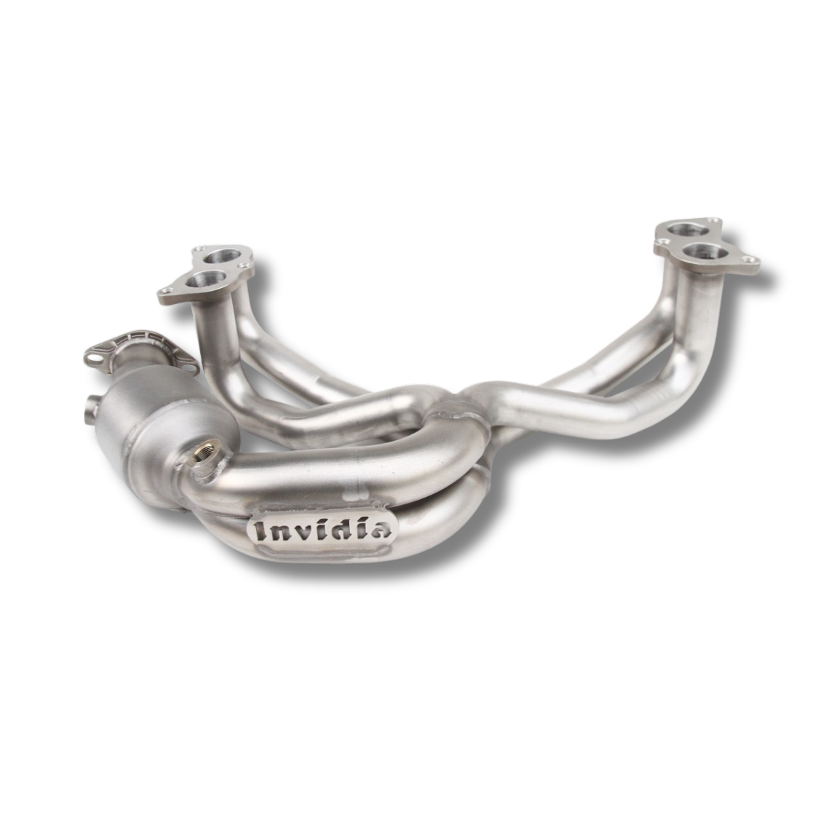 Invidia Catted Exhaust Manifold GT86 – angle view