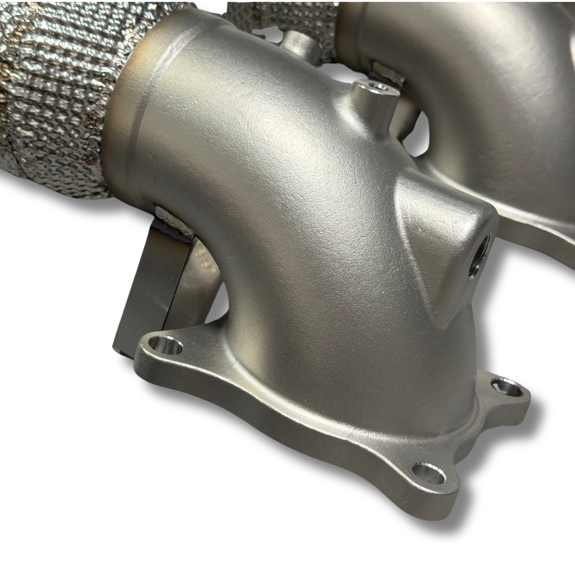 Korsh FK8/FL5 Downpipe Catless with Heat Shield and Cast Outlets