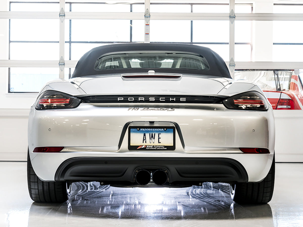 AWE Track Edition Exhaust – Porsche 718 Boxster / Cayman