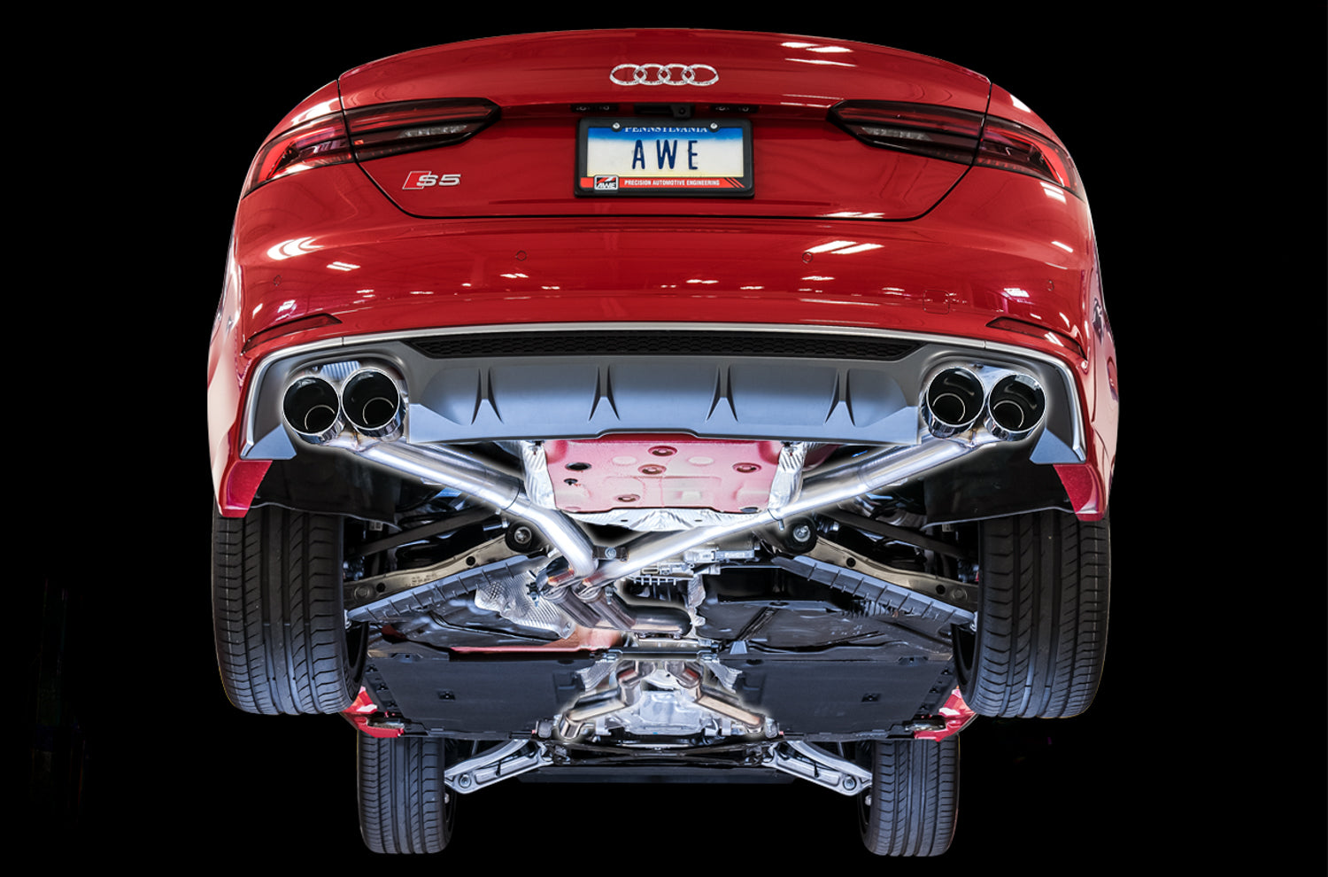 AWE Track Edition Exhaust – Audi B9 S5 Coupe 3.0T