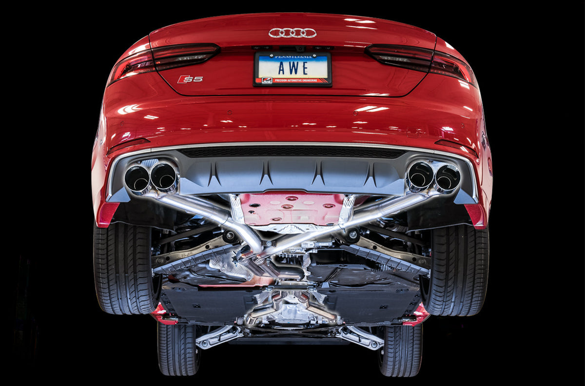 AWE Track Edition Exhaust – Audi B9 S5 Coupe 3.0T