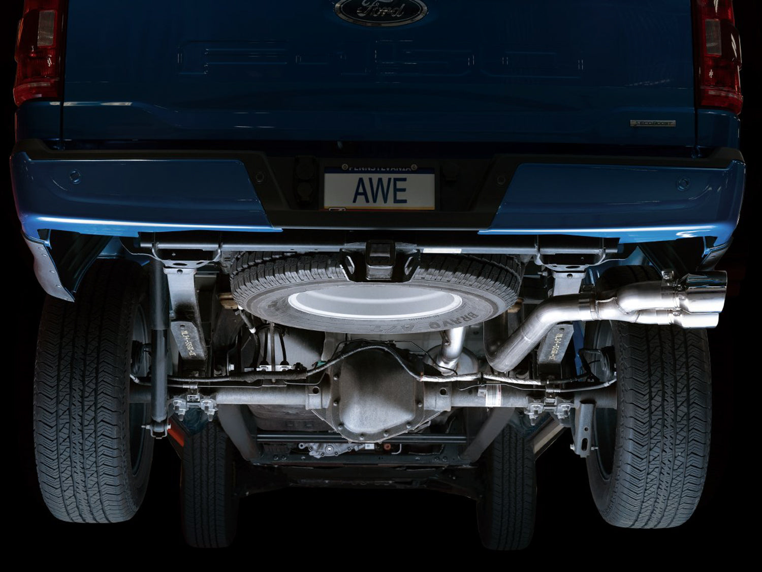 AWE 0FG Exhaust – Ford F-150 2021+ (Flat Bumper)