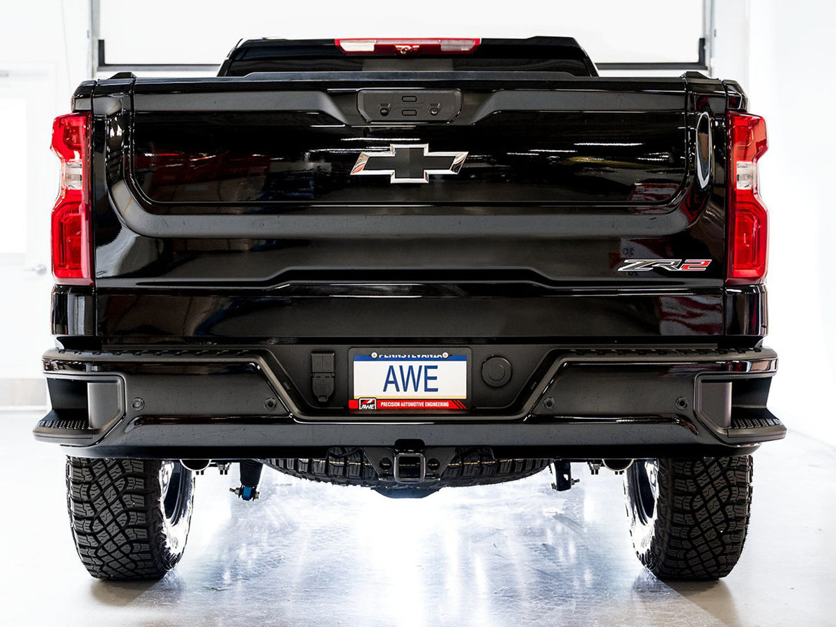 AWE 0FG Exhaust – Chevrolet Silverado ZR2 / GMC Sierra AT4X 6.2L