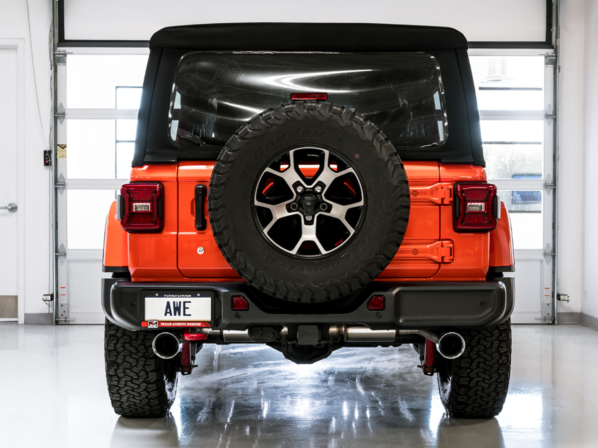 AWE Tread Edition Exhaust – Jeep JL / JLU Wrangler