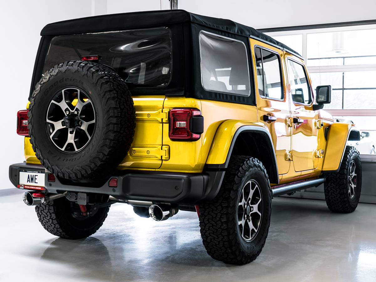 AWE Tread Edition Exhaust – Jeep JL / JLU Wrangler