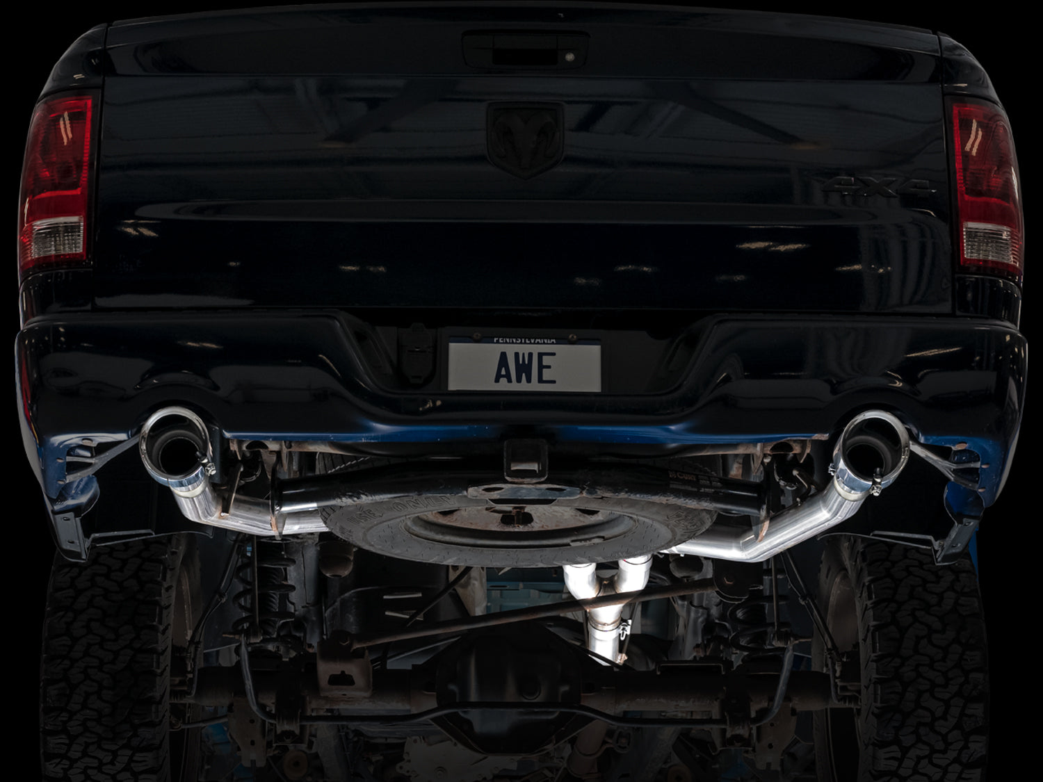 AWE 0FG Exhaust – RAM 1500 5.7L (DS, with Bumper Cutouts)