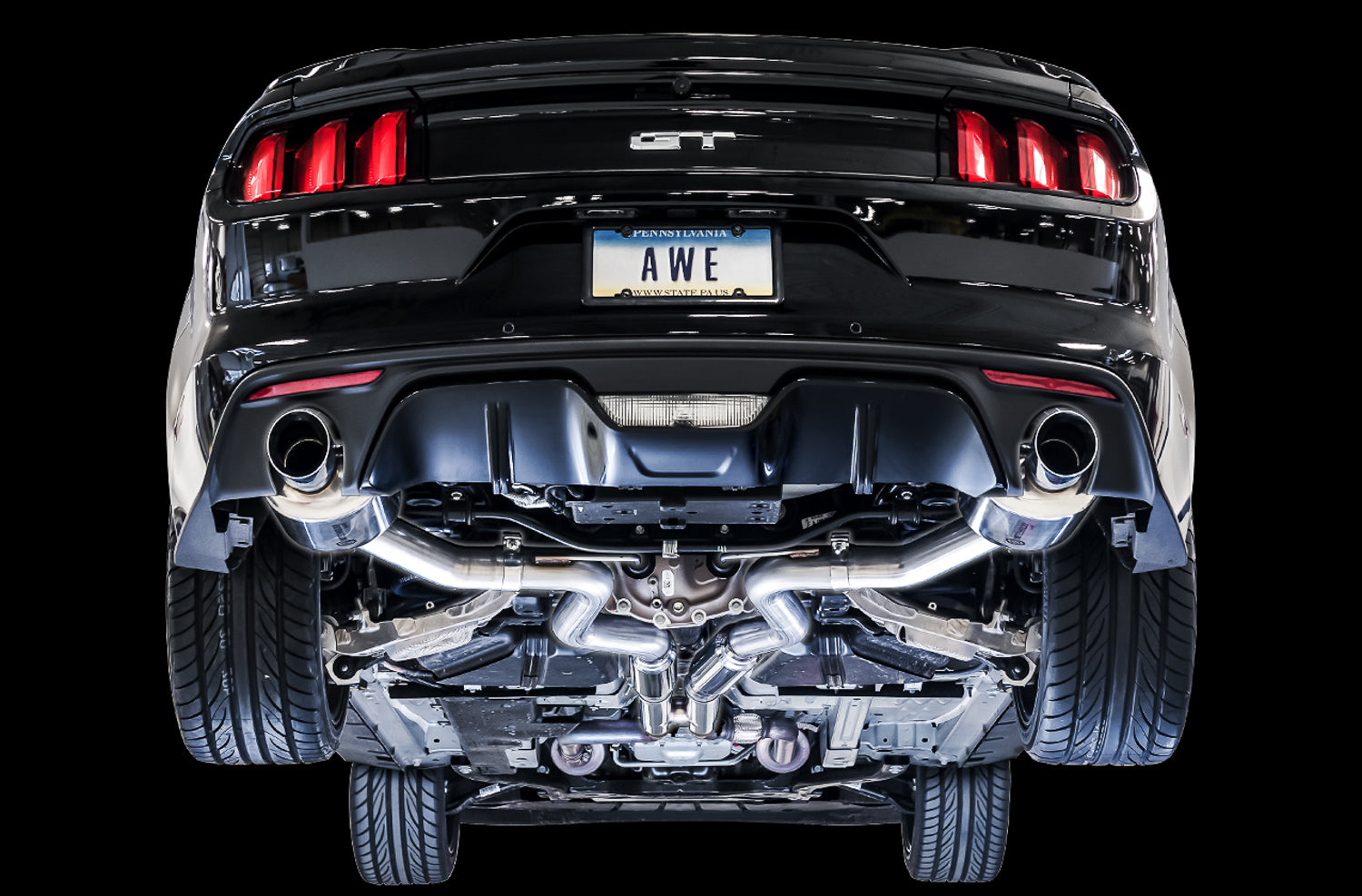 AWE Touring Edition Exhaust – Ford S550 Mustang GT 2015–2017