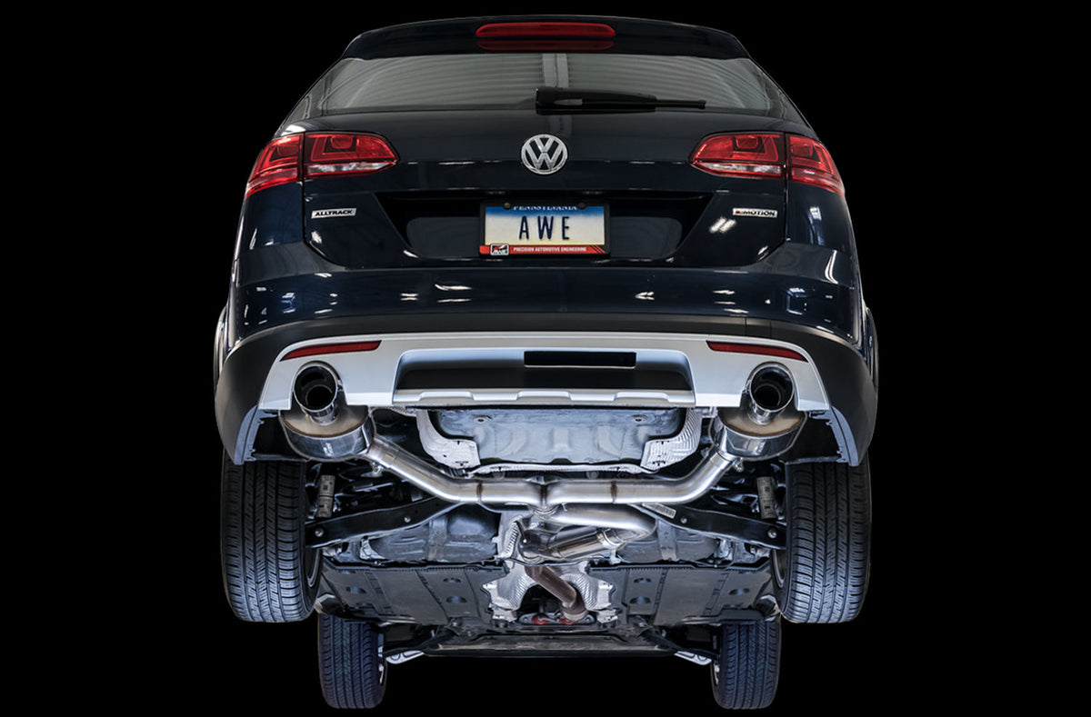 AWE Touring Edition Exhaust – VW Golf Alltrack / SportWagen 4MOTION