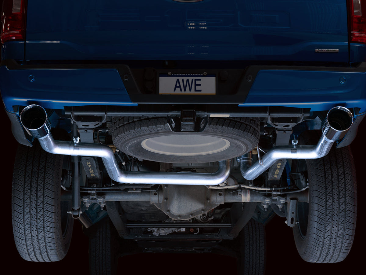 AWE 0FG Exhaust – Ford F-150 2021+ (Flat Bumper)