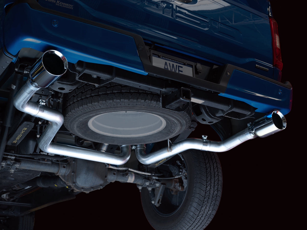AWE 0FG Exhaust – Ford F-150 2021+ (Flat Bumper)