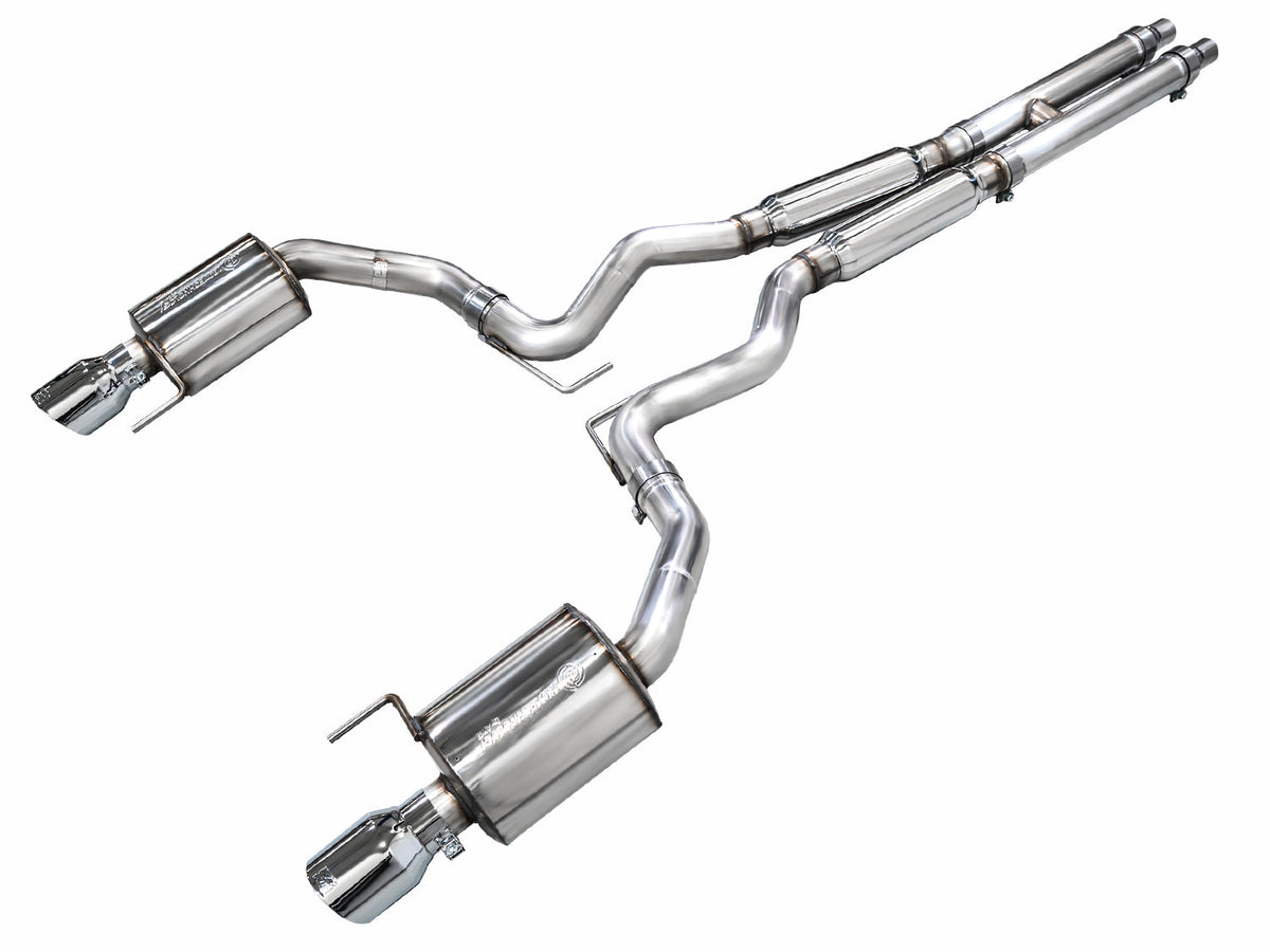 AWE Touring Edition Exhaust – Ford S650 Mustang GT (Dual Tip)