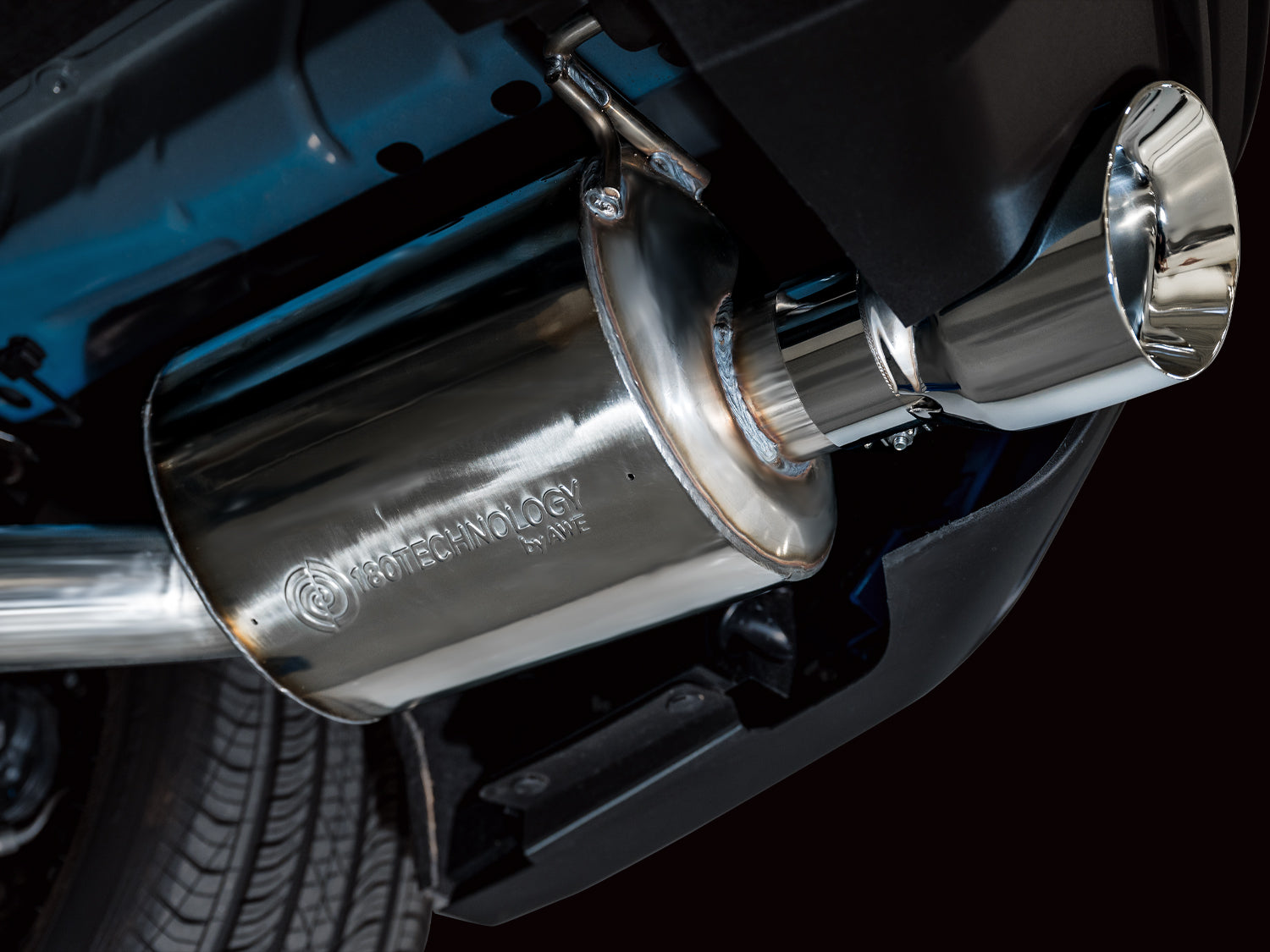 AWE Touring Edition Exhaust – Ford S650 Mustang GT (Dual Tip)