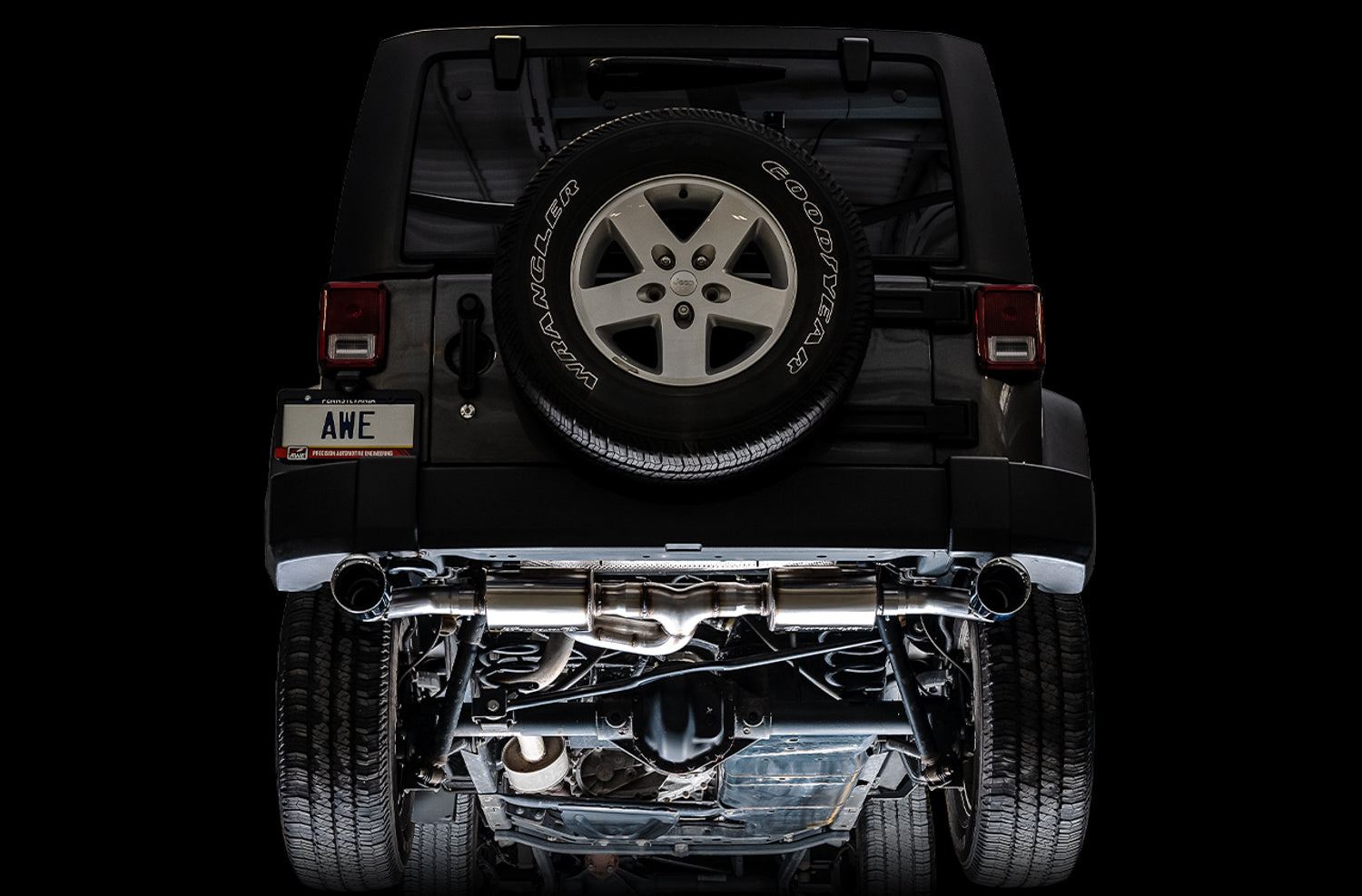AWE Tread Edition Exhaust – Jeep JK / JKU Wrangler