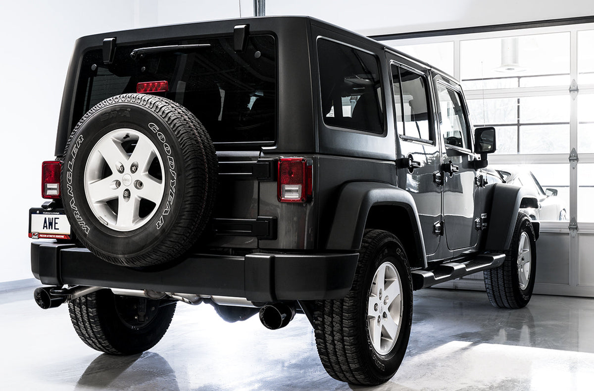AWE Tread Edition Exhaust – Jeep JK / JKU Wrangler