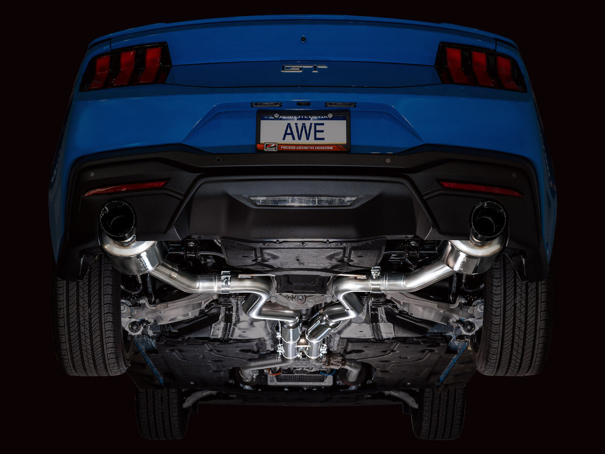AWE Touring Edition Exhaust – Ford S650 Mustang GT (Dual Tip)