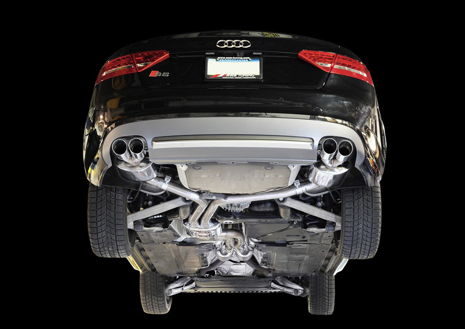 AWE Touring Edition Exhaust – Audi B8.5 S5 3.0T