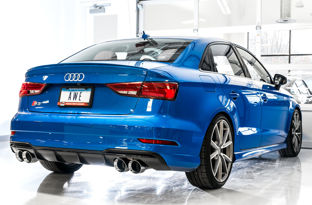 AWE Track Edition Exhaust – Audi 8V S3