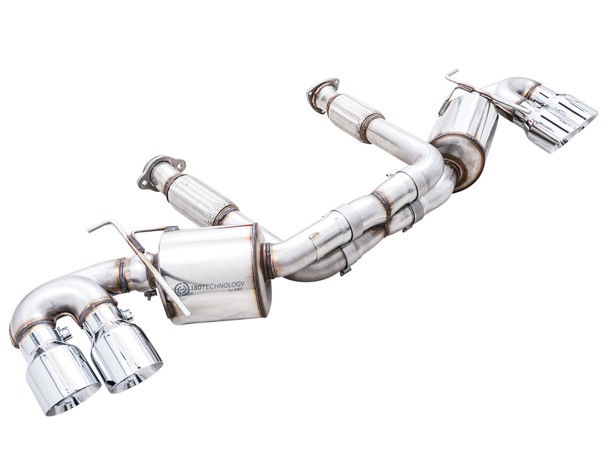 AWE Touring Edition Exhaust – Chevrolet C8 Corvette Stingray / E-Ray