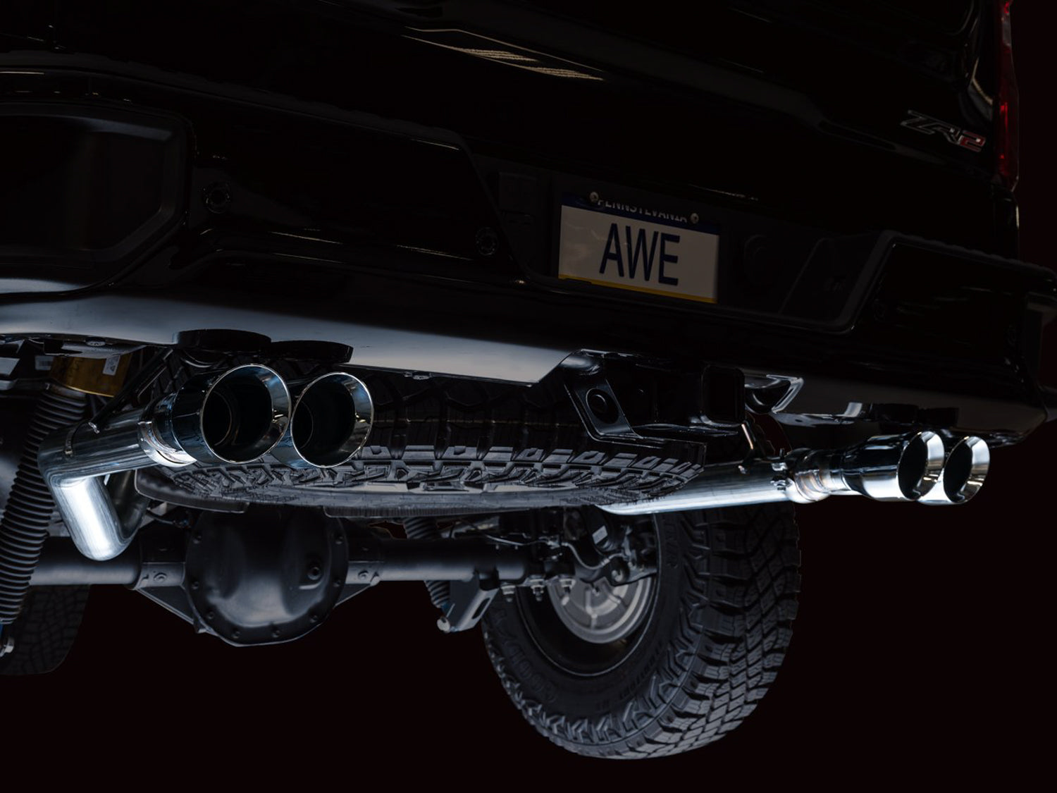 AWE 0FG Exhaust – Chevrolet Silverado ZR2 / GMC Sierra AT4X 6.2L