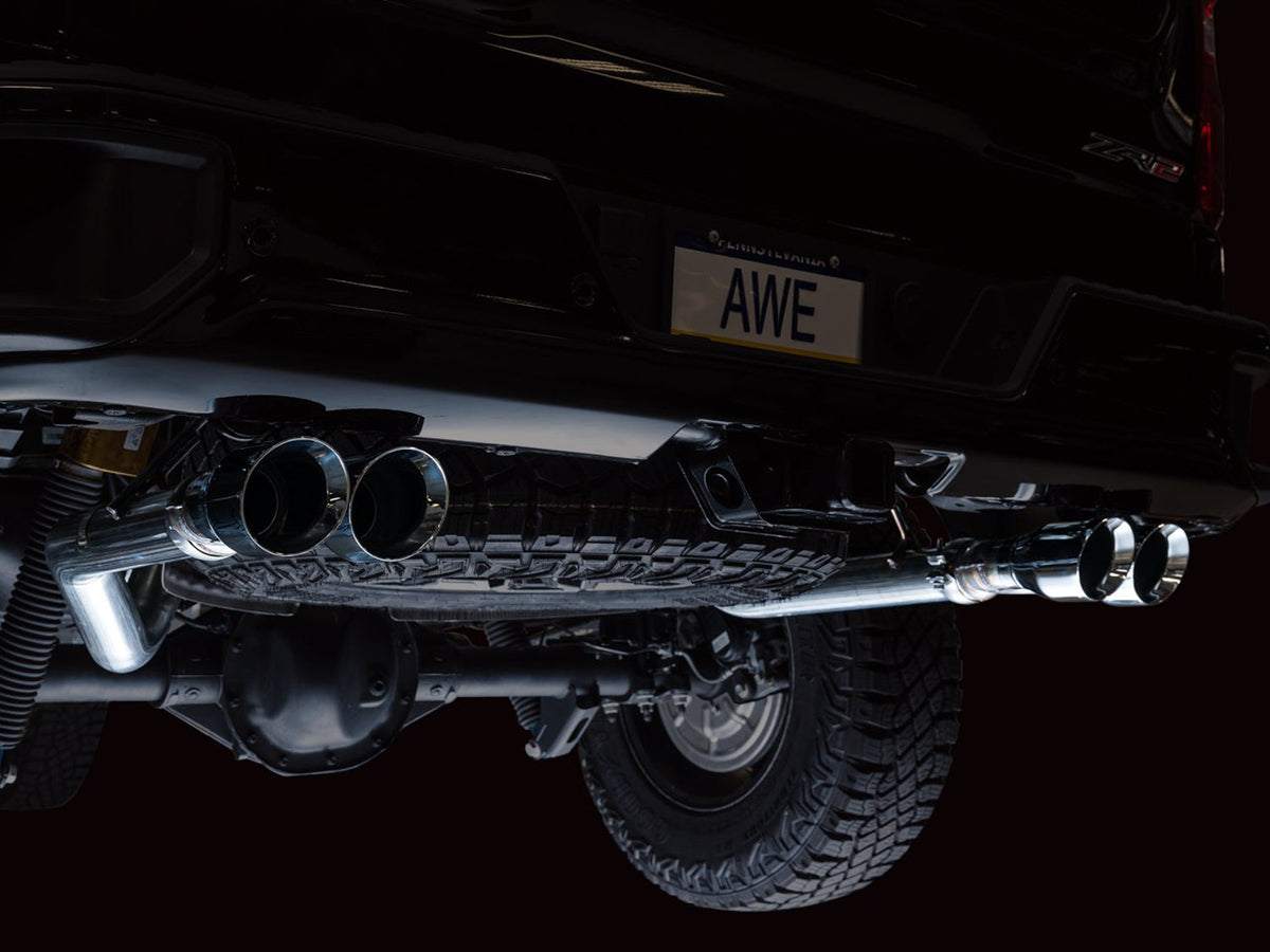 AWE 0FG Exhaust – Chevrolet Silverado ZR2 / GMC Sierra AT4X 6.2L