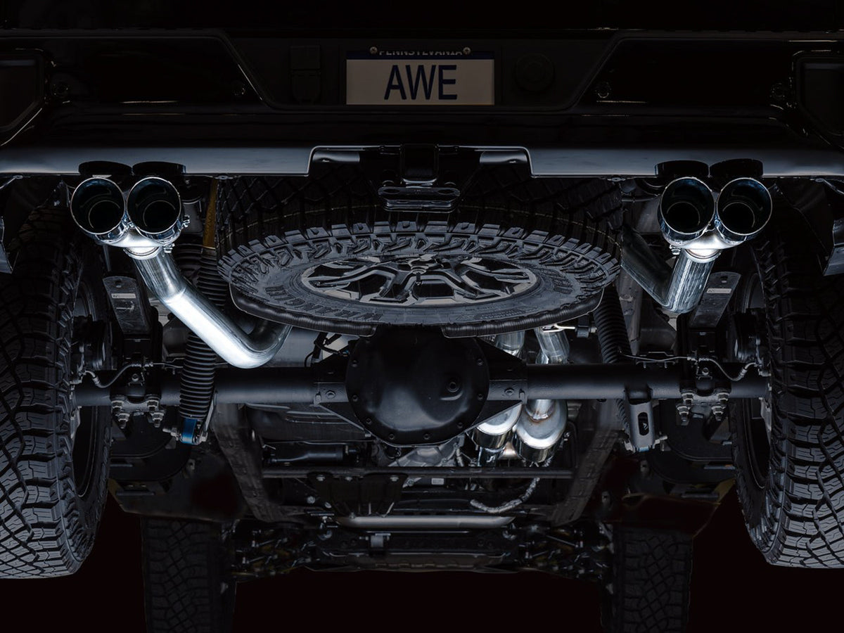 AWE 0FG Exhaust – Chevrolet Silverado ZR2 / GMC Sierra AT4X 6.2L
