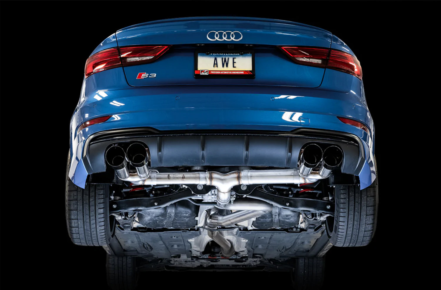 AWE Track Edition Exhaust – Audi 8V S3