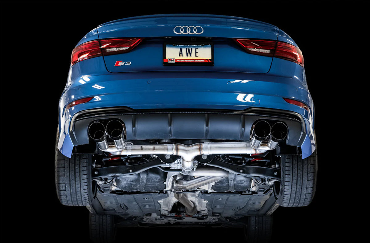 AWE Track Edition Exhaust – Audi 8V S3