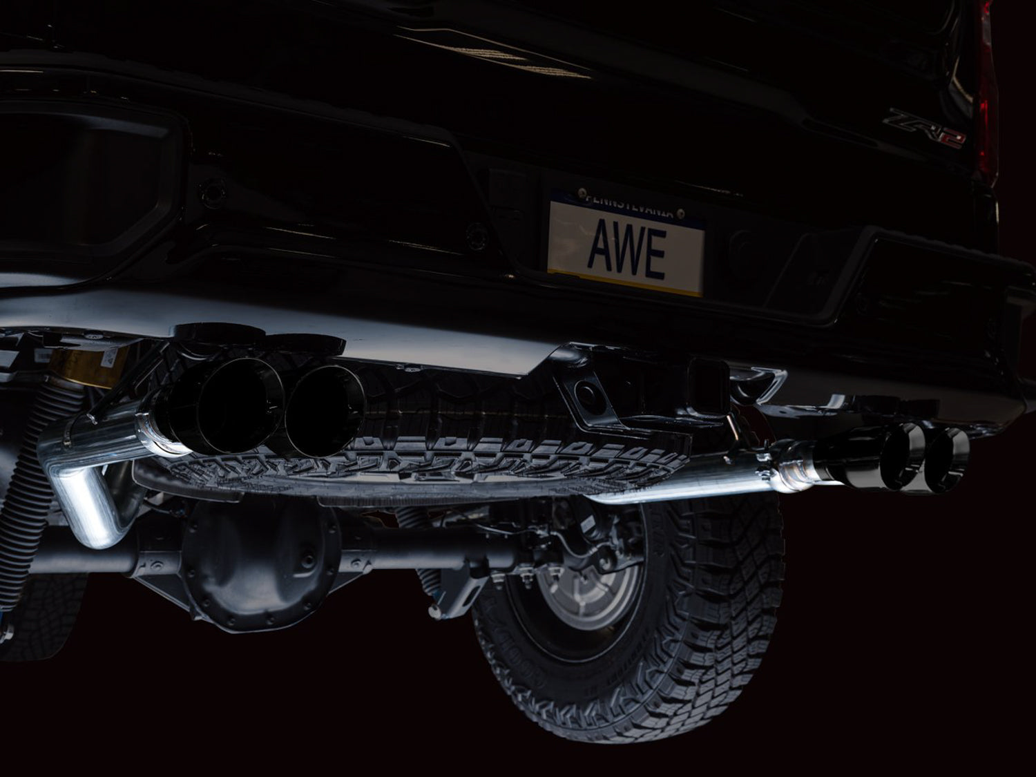 AWE 0FG Exhaust – Chevrolet Silverado ZR2 / GMC Sierra AT4X 6.2L
