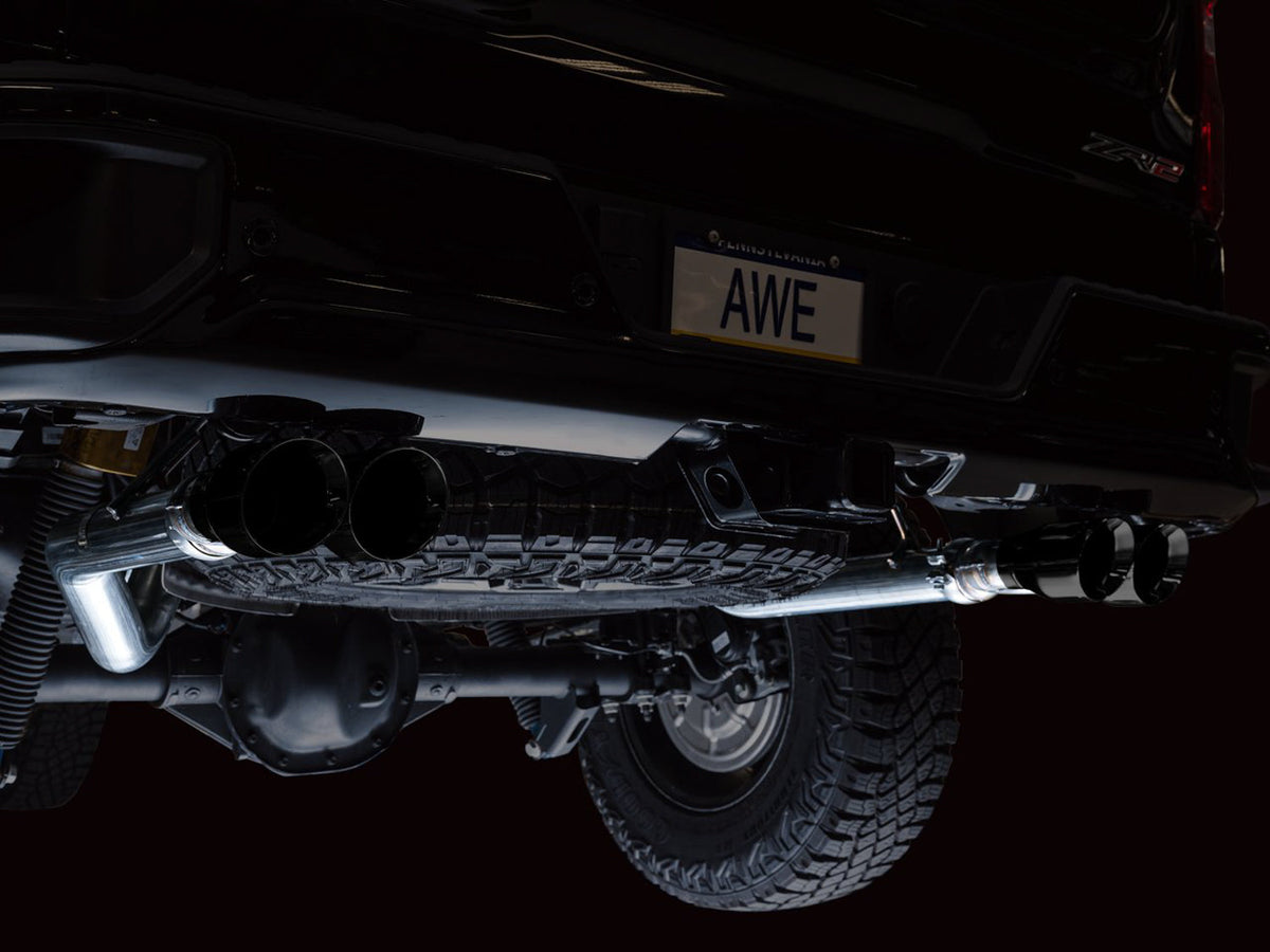 AWE 0FG Exhaust – Chevrolet Silverado ZR2 / GMC Sierra AT4X 6.2L