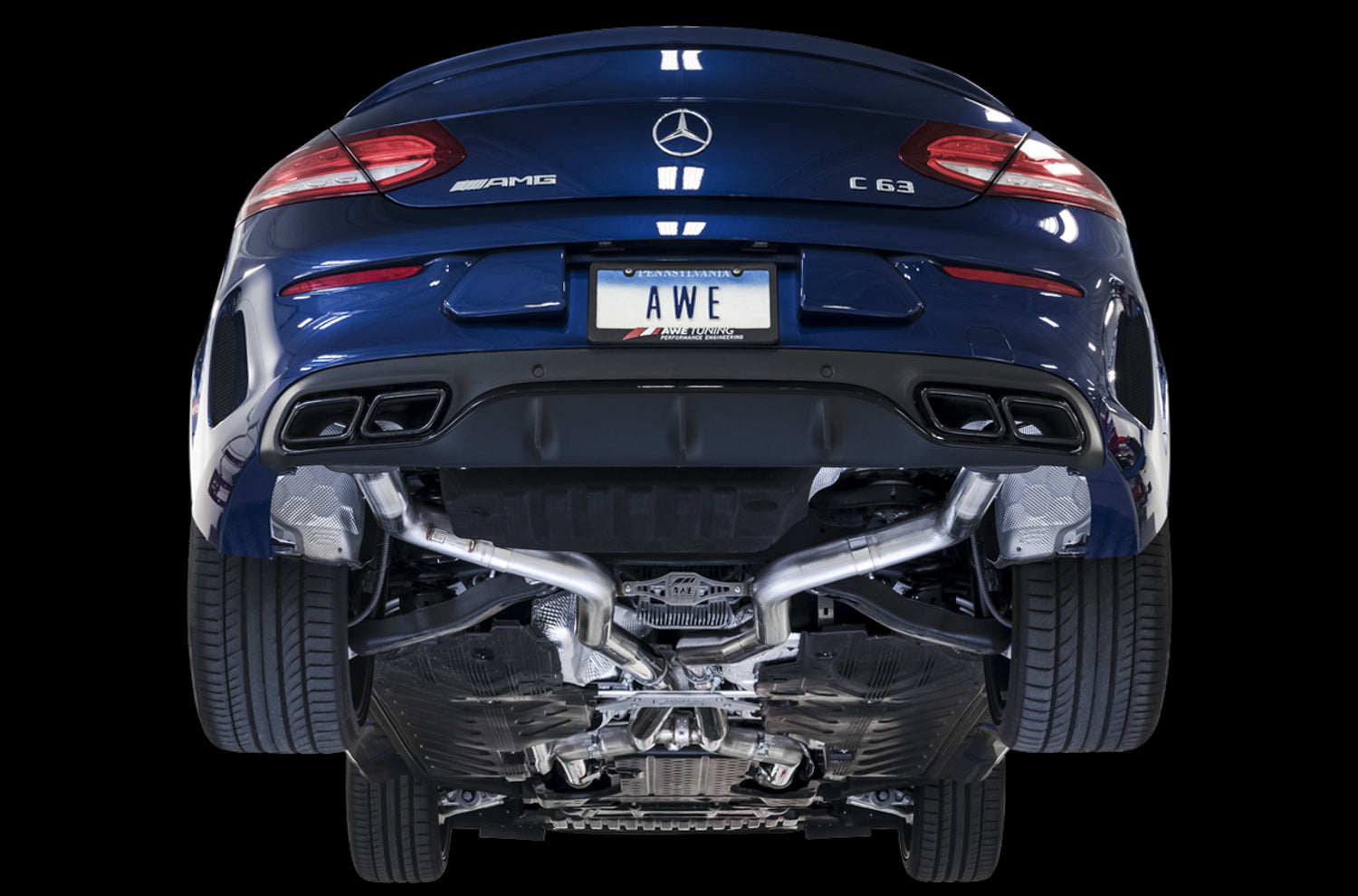 AWE Track Edition Exhaust – Mercedes-AMG W205 C63 / C63 S 2015–2018