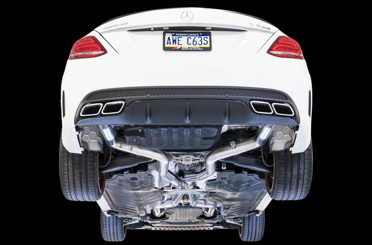 AWE Track Edition Exhaust – Mercedes-AMG W205 C63 / C63 S 2015–2018