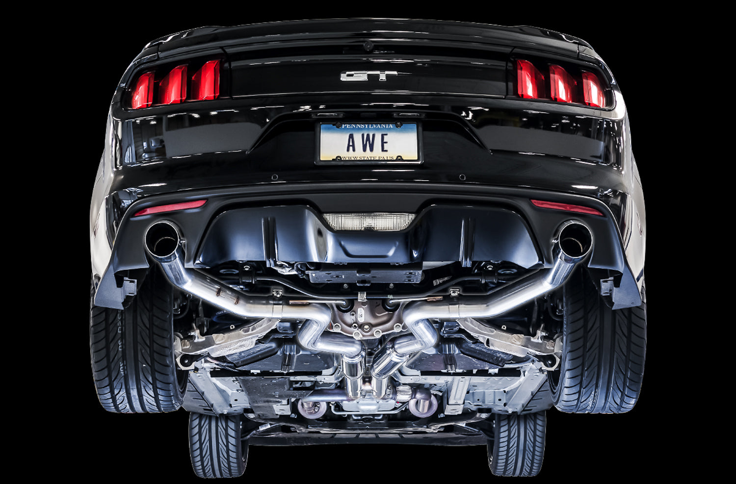 AWE Track Edition Exhaust – Ford S550 Mustang GT 2015–2017