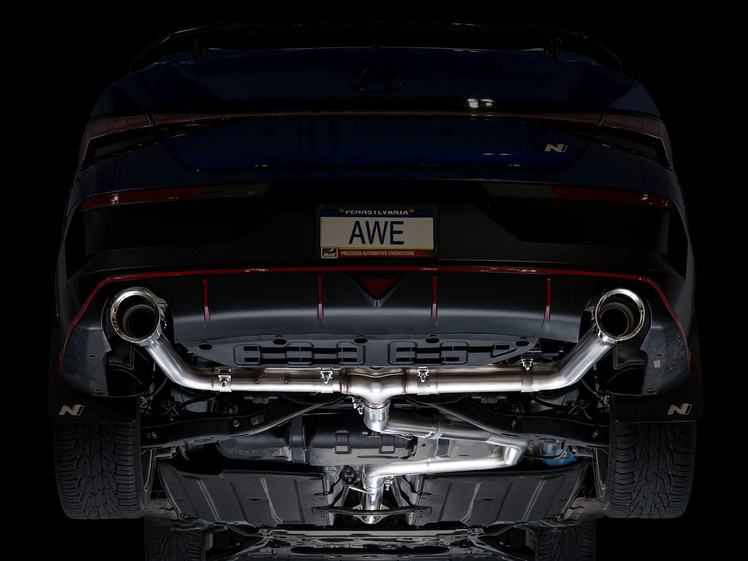 AWE Track Edition Exhaust – Hyundai Elantra N (i30 N Sedan)